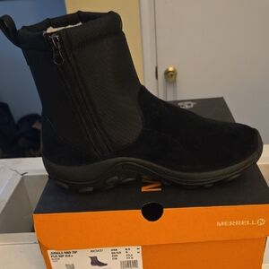 Merrell Men's Black Zip Rain Boots